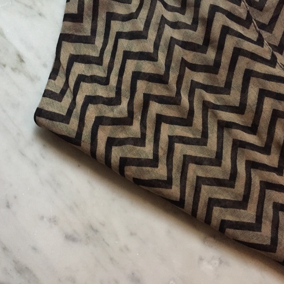 Sheer Chevron Infinity Scarf - Picture 1 of 4